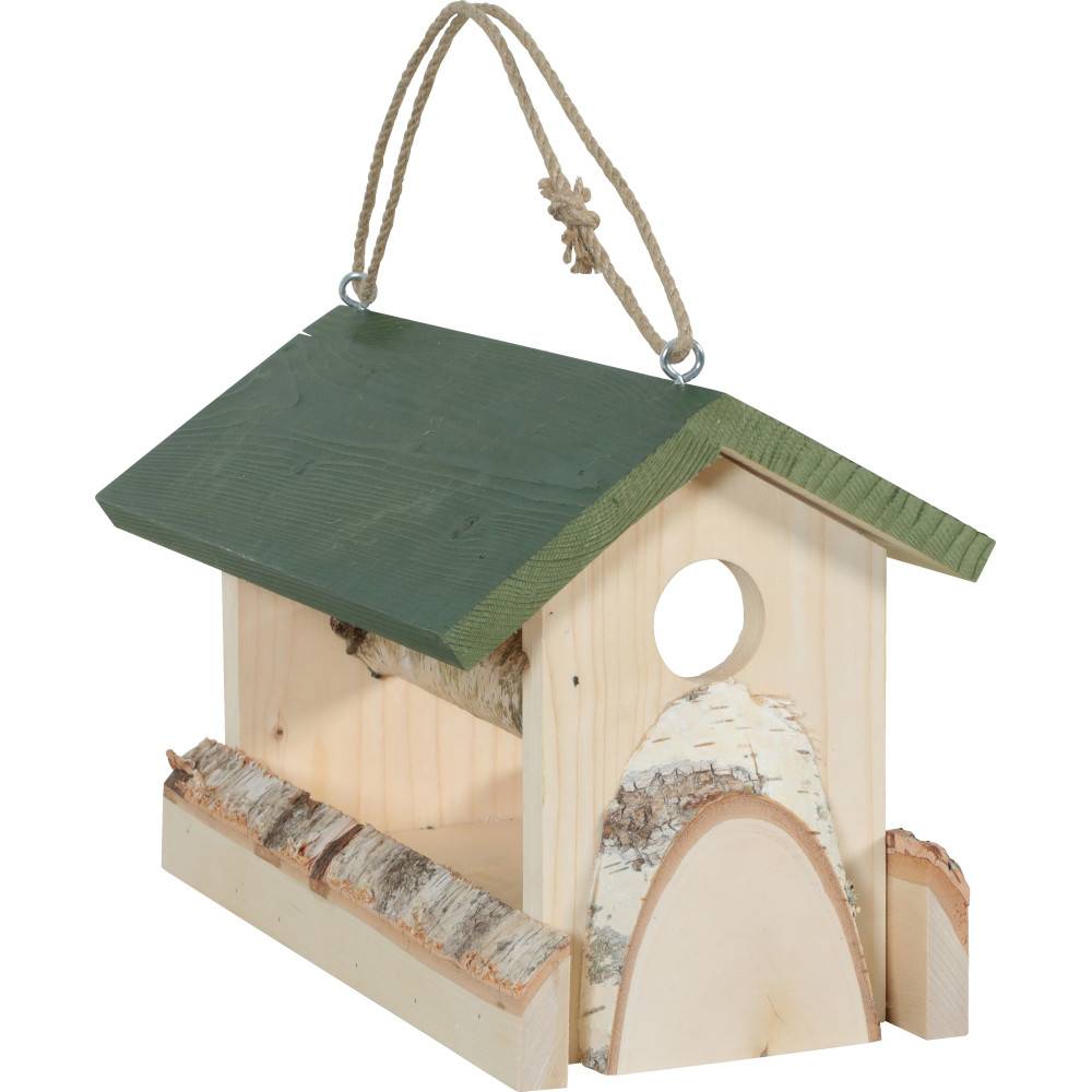 Zolux - Mangeoire en bois XL 19 x 37 H 20 cm pour oiseaux - Imagen 4