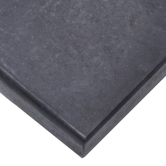 Helloshop26 - Socle de parasol demi-rond robuste 40 x 28 x 4 cm pour extérieur élégant en granite noir - Image 6