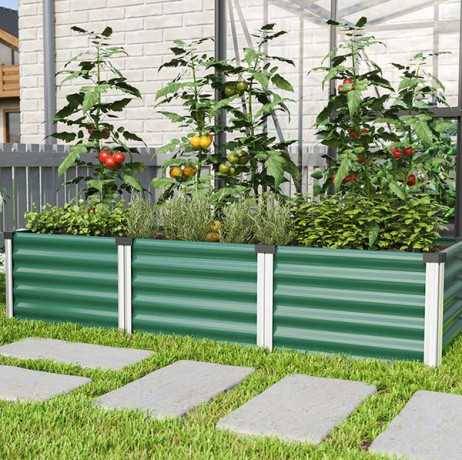 Vitavia - Carré potager Linus IN-OUT S – bac Zincalume®, Couleur Vert/Noir - Image 5