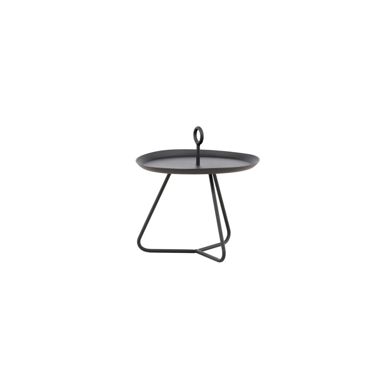Table d'Appoint de Jardin "Pamplona" 40cm Noir - Imagen 2
