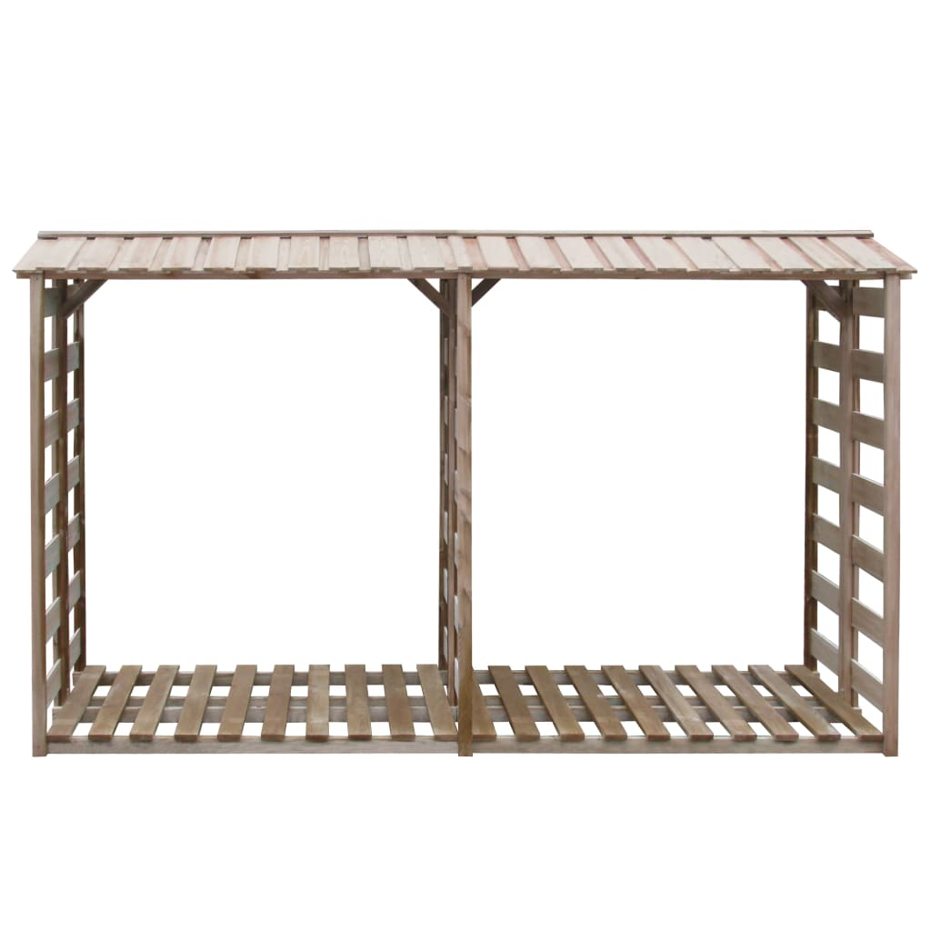 Vidaxl - Abri de stockage du bois de chauffage 300x90x176cm Pin imprégné - vidaXL - Imagen 1
