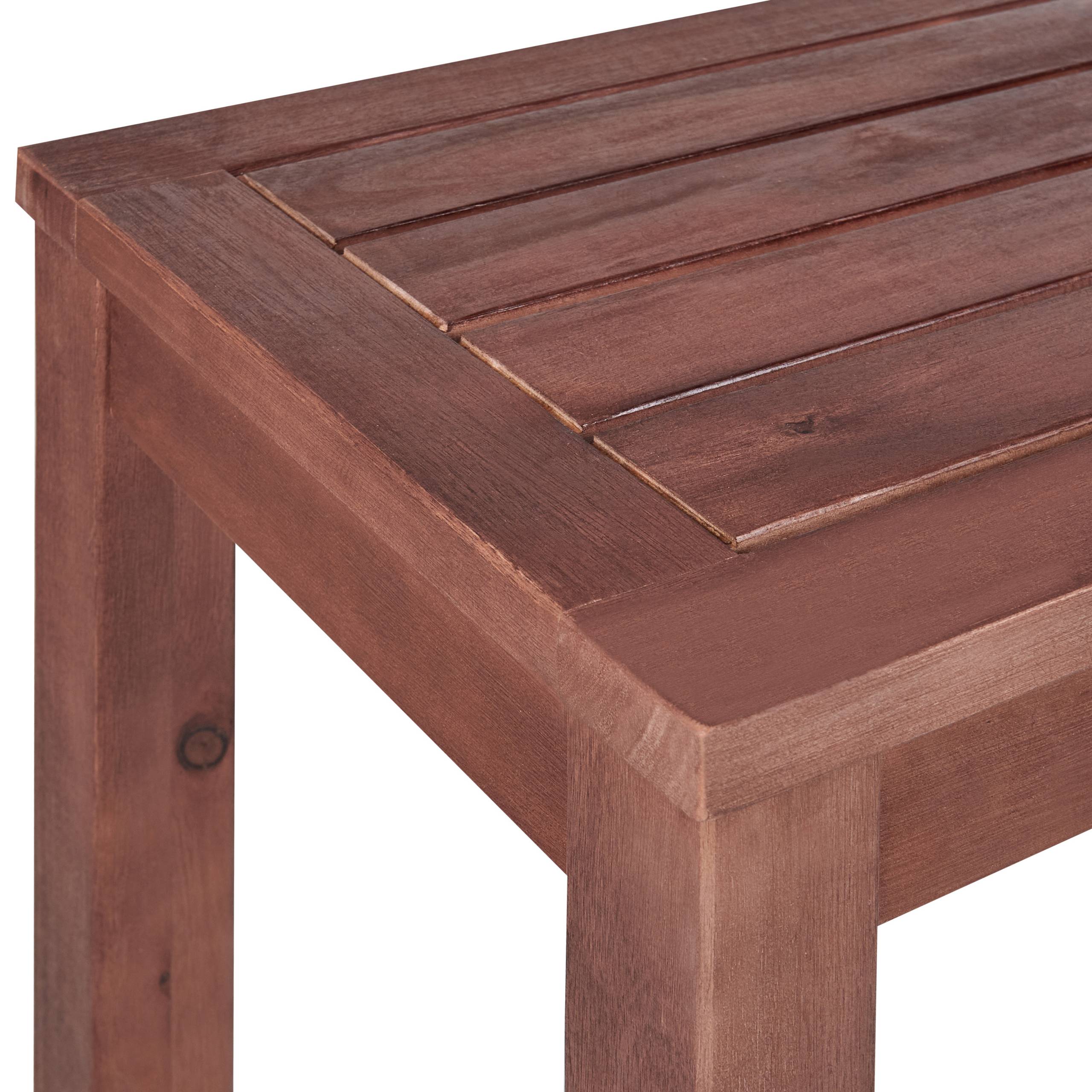 Beliani - Set de salle à manger, 6 Personnes Bois d'eucalyptus Marron foncé TUSCANIA - Beliani - Imagen 9