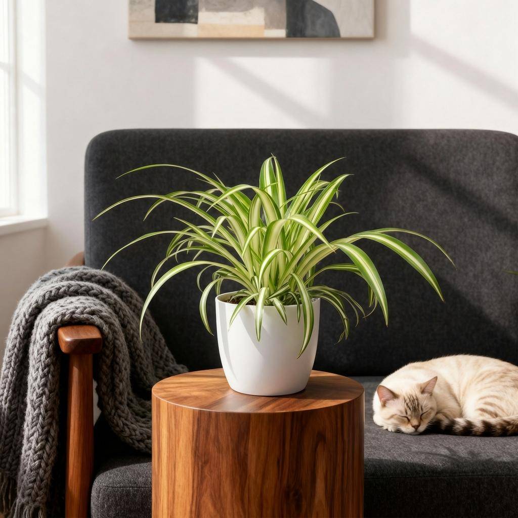 Chlorophytum Comosum Variegatum - H30cm