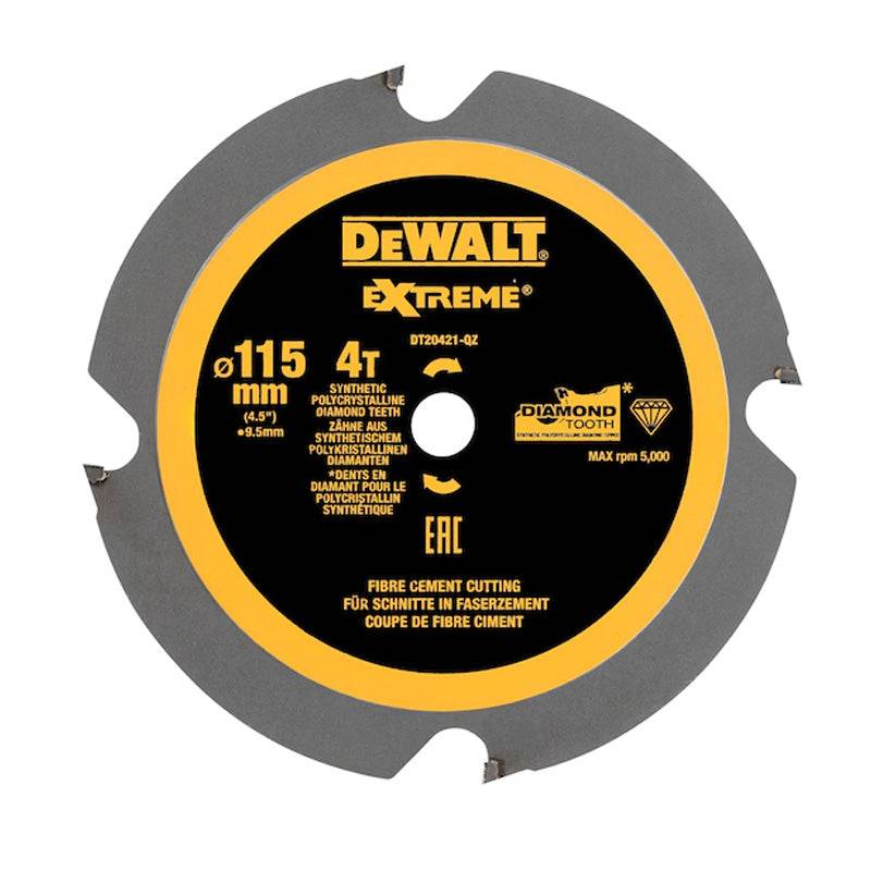 Dewalt - Lame de scie circulaire portative Ø115x9,5mm 4 dents DEWALT DT20421-QZ  denture diamant Dewalt - Imagen 2