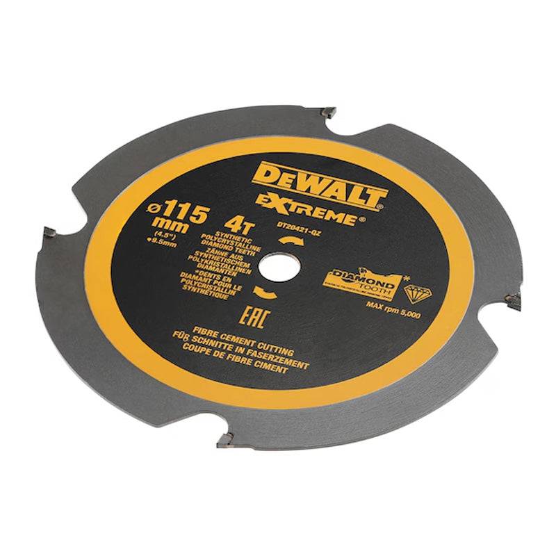Dewalt - Lame de scie circulaire portative Ø115x9,5mm 4 dents DEWALT DT20421-QZ  denture diamant Dewalt - Imagen 1