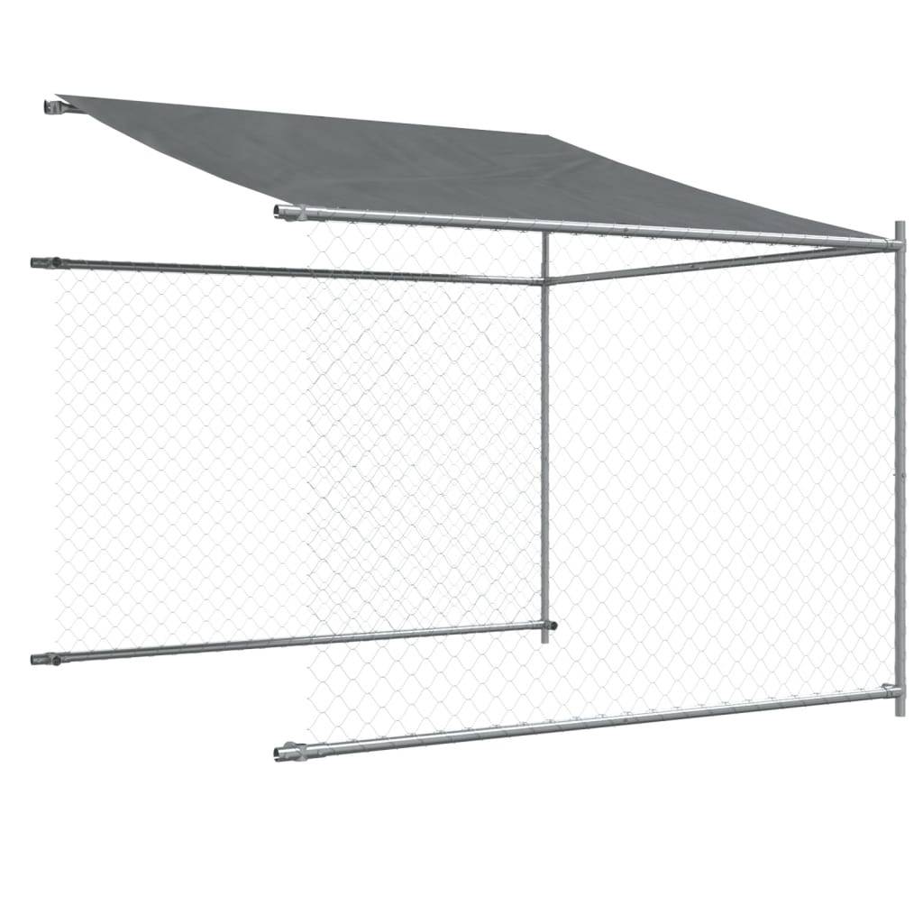 Chenil Extérieur pour Chien Acier Galvanisé avec Toit et Porte 8x2x2m – ComfortXL Outdoor Living - Image 8