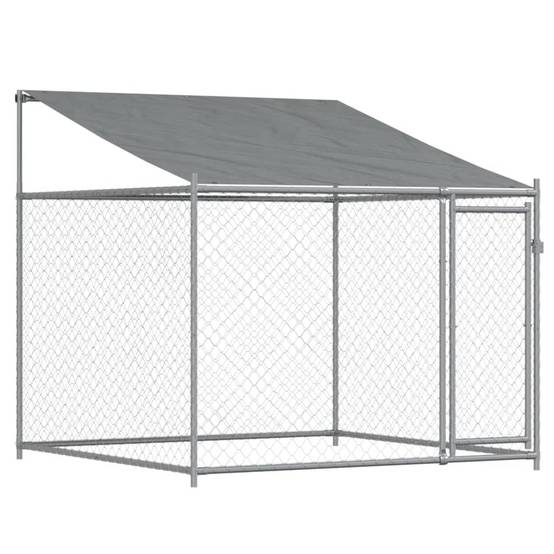 Chenil Extérieur pour Chien Acier Galvanisé avec Toit et Porte 8x2x2m – ComfortXL Outdoor Living - Image 7