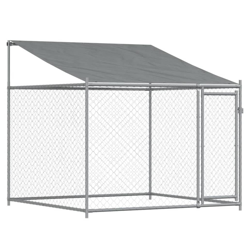 Chenil Extérieur pour Chien Acier Galvanisé avec Toit et Porte 8x2x2m – ComfortXL Outdoor Living - Image 7