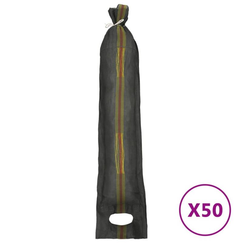 Vidaxl - Sacs De Sable 50 Pcs Vert Foncé 103x25 Cm Pehd - Image 2