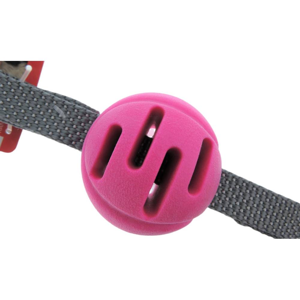 Animallparadise - jeux balle rose avec poignées,  TPR, ø 6.5 cm, pour chien - Imagen 7
