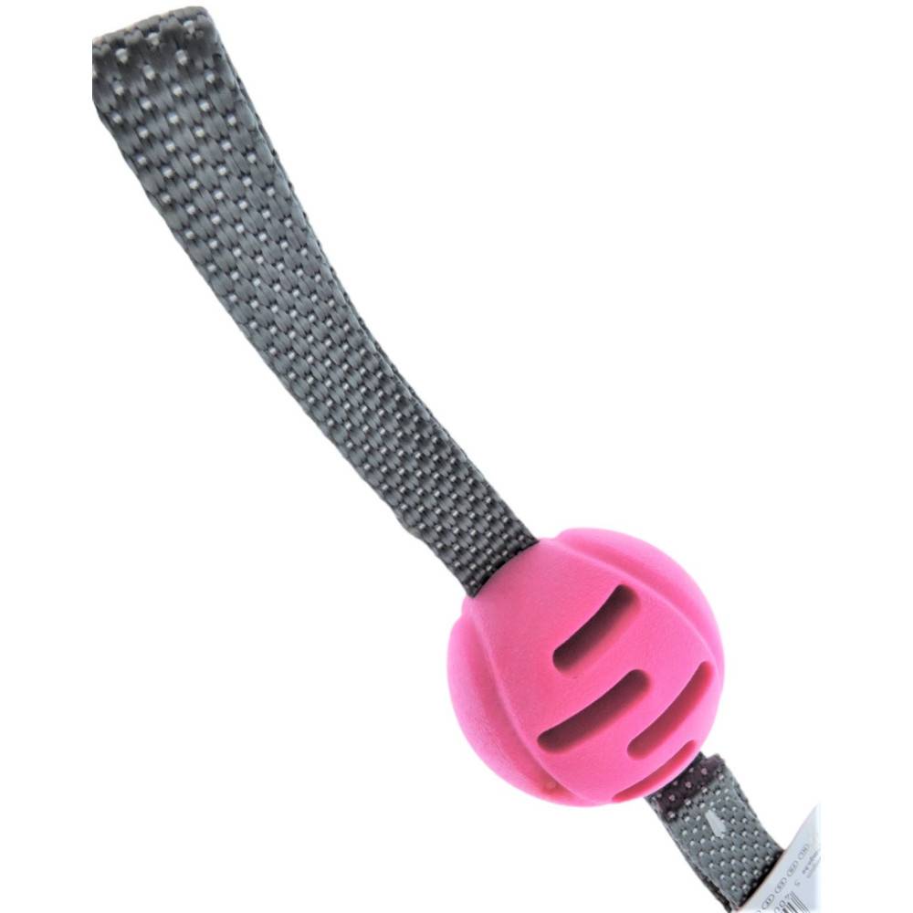 Animallparadise - jeux balle rose avec poignées,  TPR, ø 6.5 cm, pour chien - Imagen 6