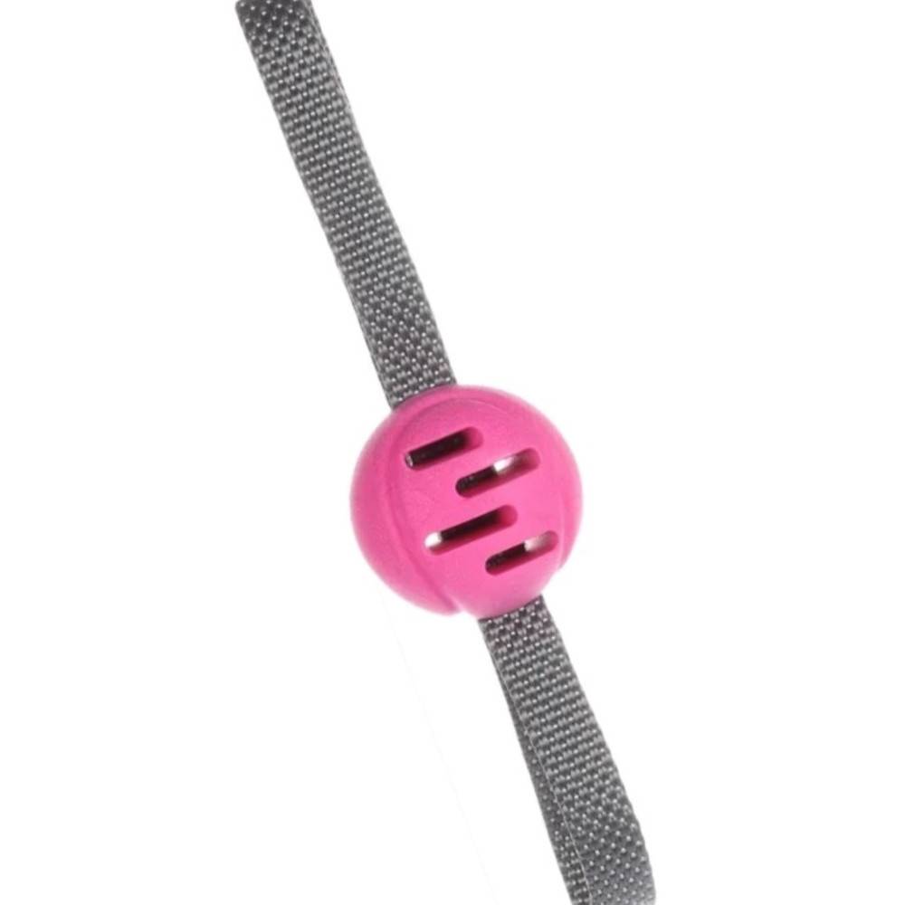 Animallparadise - jeux balle rose avec poignées,  TPR, ø 6.5 cm, pour chien - Imagen 1