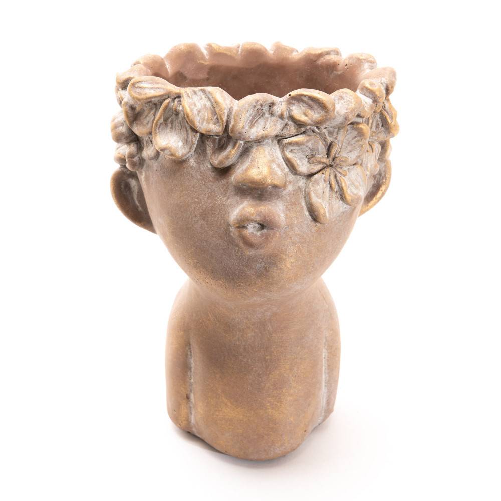 Amadeus - Vase enfant fleurs doré grand modèle - Image 1