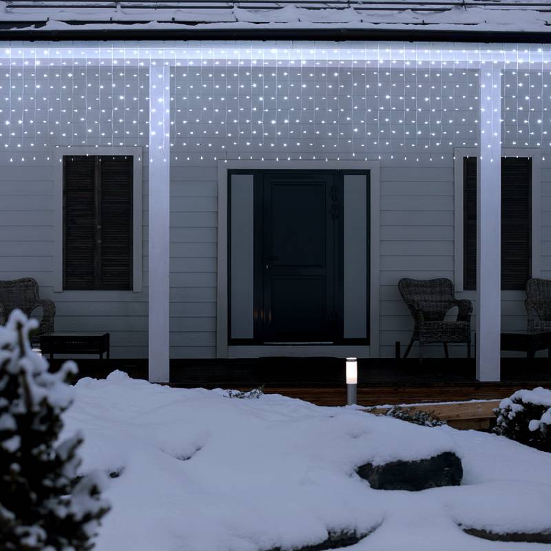 Lotti - Rideau lumineux grande largeur 10M 1000 LED blanc froid 8 modes 31V Lotti - Imagen 6