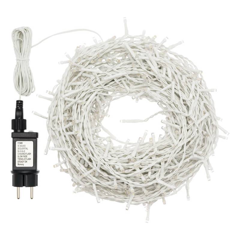 Lotti - Rideau lumineux grande largeur 10M 1000 LED blanc froid 8 modes 31V Lotti - Imagen 3