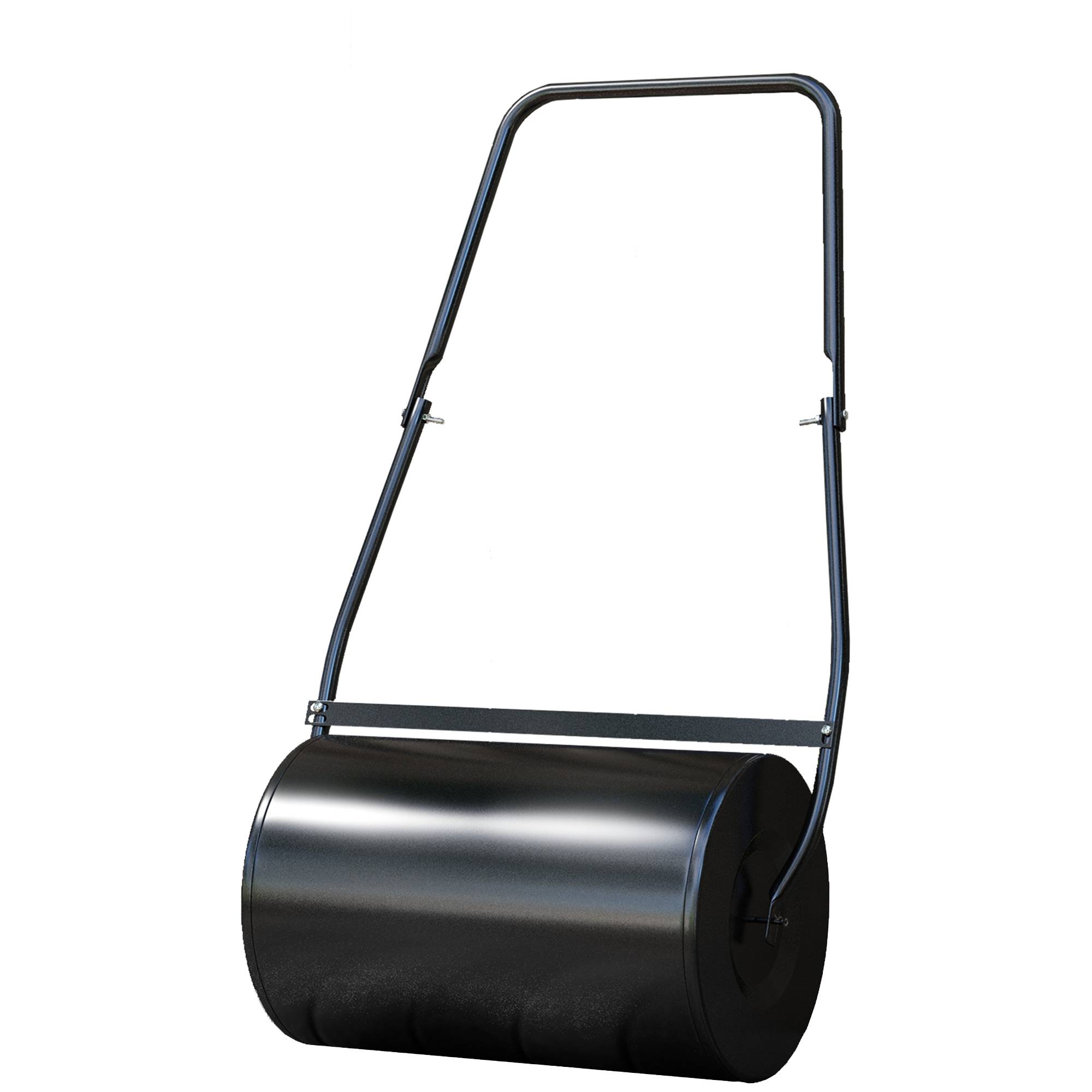 Durhand - Rouleau à gazon - DURHAND - remplissable avec 38 L d'eau ou de sable - acier et métal - 60 x 32 x 105 cm - noir - Outsunny - Image 5