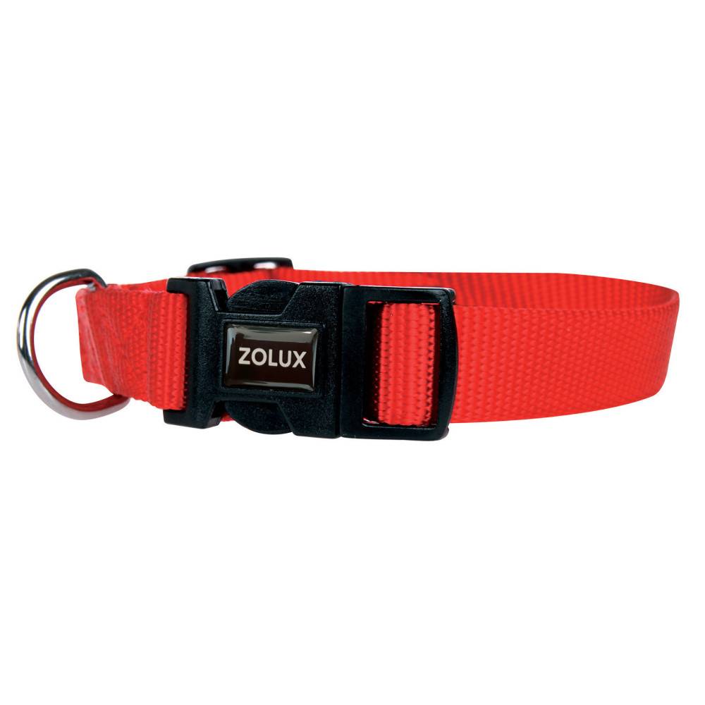Zolux - collier nylon 50 - 80  cm x 40 mm rouge pour chien. - Imagen 2