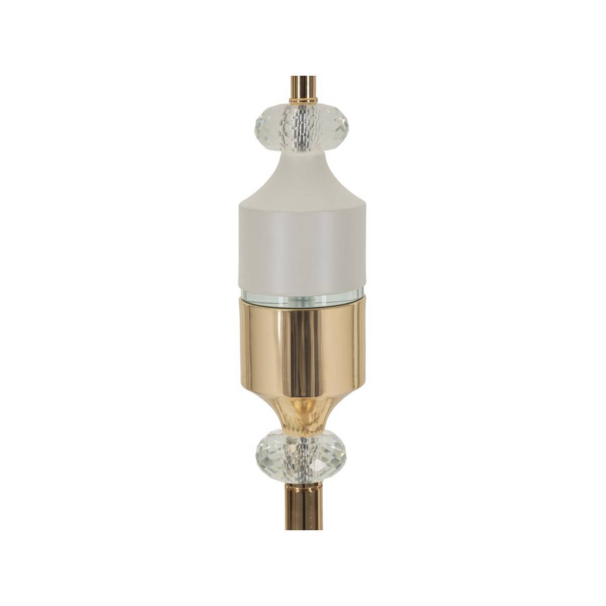 Paris Prix - Lampadaire Design "Gipsy" 160cm Or & Blanc - Image 2