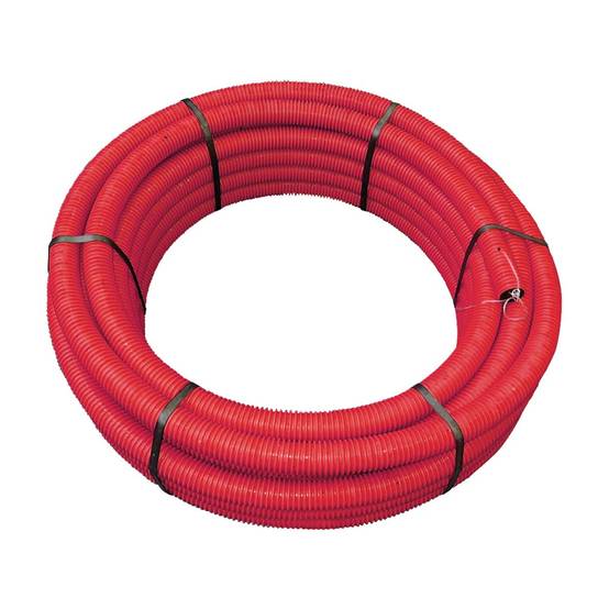 Jardibric - Gaine annelées Jardibric PE Polyéthylène Rouge Pour Electricité Ø 63 mm x 25 mètres