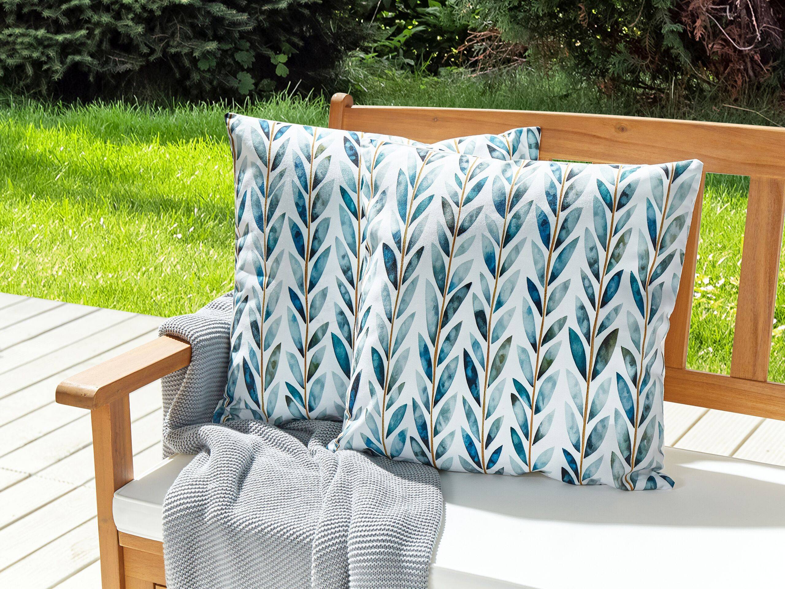 Beliani - Coussin d'extérieur Polyester Vert LOANO - Beliani - Imagen 1