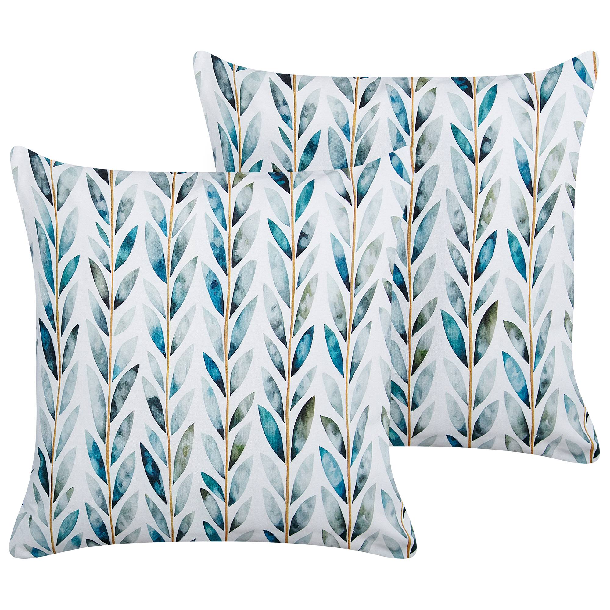 Beliani - Coussin d'extérieur Polyester Vert LOANO - Beliani - Imagen 2