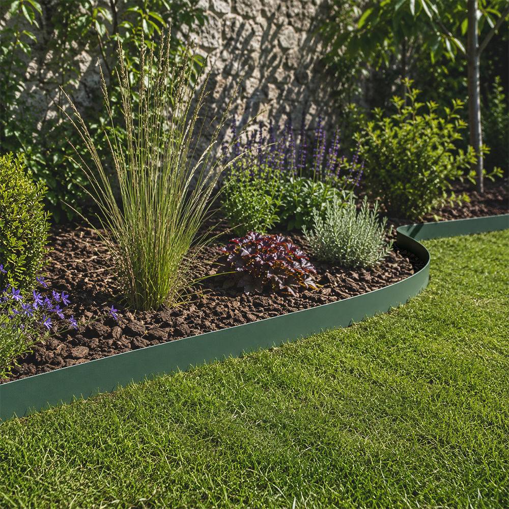 Gt Garden - Bordure de jardin flexible verte - 15 cm x 6 mètres - GT GARDEN - Imagen 3
