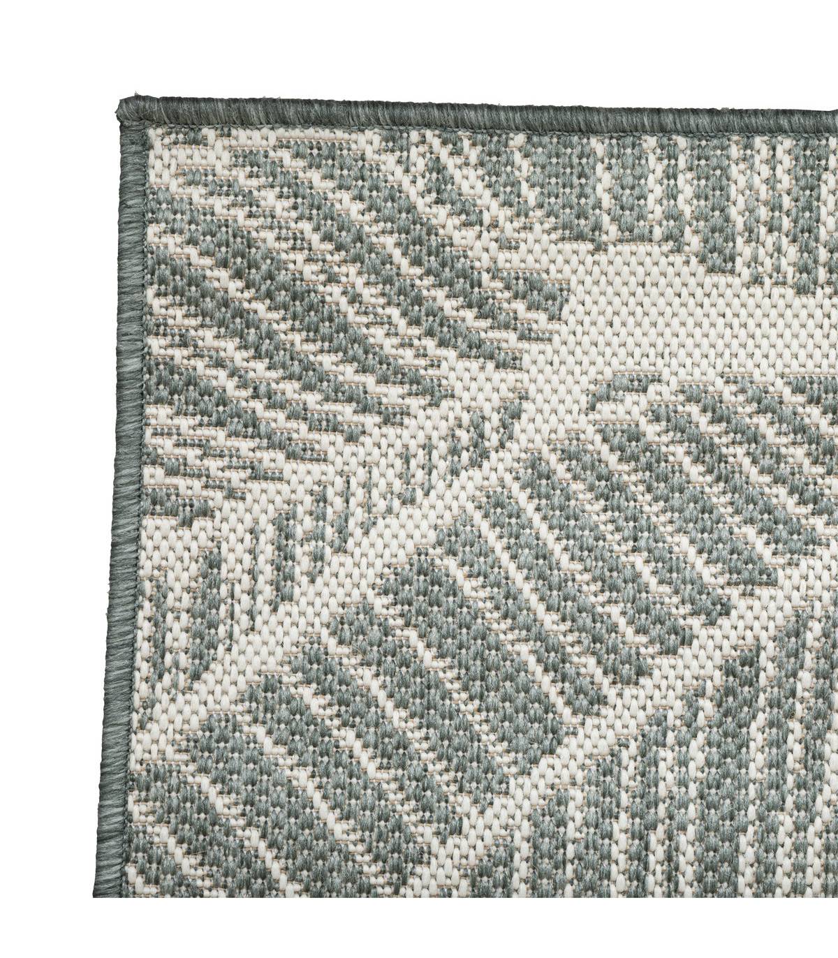 Tapis décoratif Vert pour extérieur ou intérieur en polypropylène 150 x 230 cm - Imagen 2