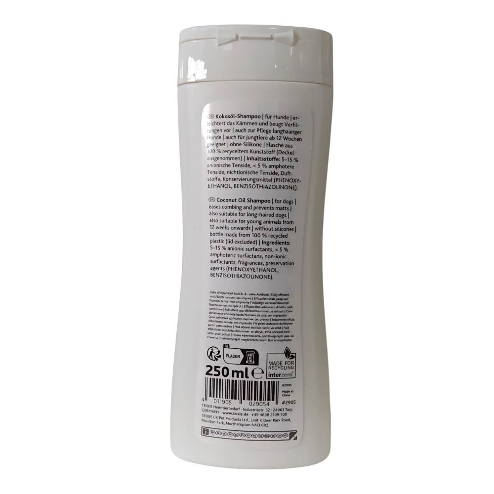 Trixie - Shampoing à l'huile de coco 250 ml pour chien - Imagen 3