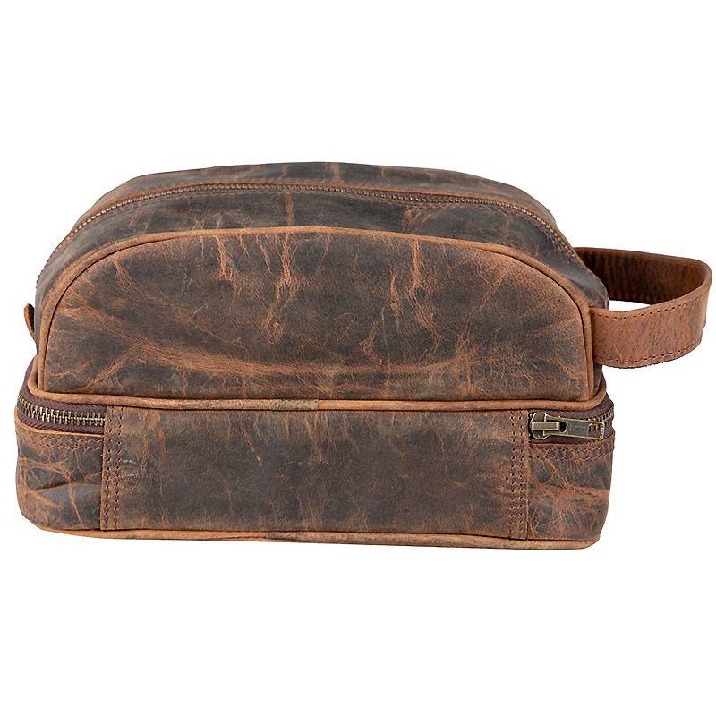 Trousse de toilette en cuir Ethan Chloe 24x14x13cm - Image 3