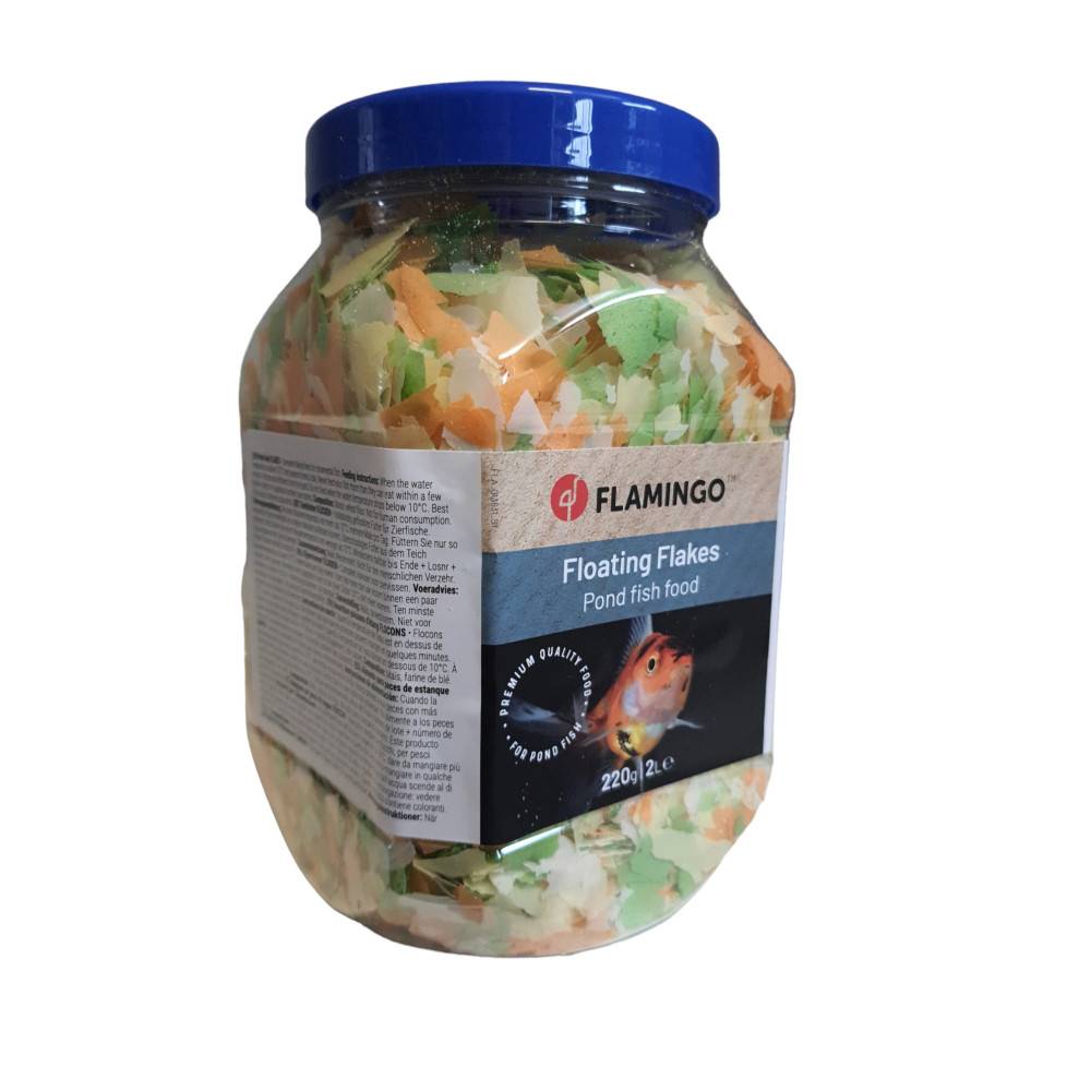Nourriture poisson d'étang en flocons 2 litres soit 220g - Image 1
