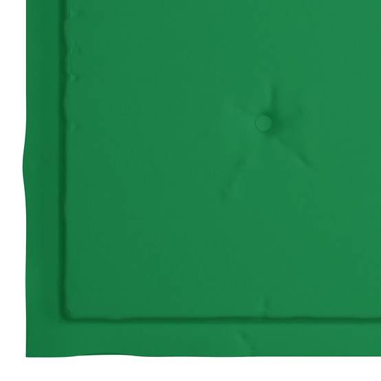 Chaises de jardin empilables Teck solide avec coussins verts 60 x 57.5 x 90 cm - PANGIVO - Image 10