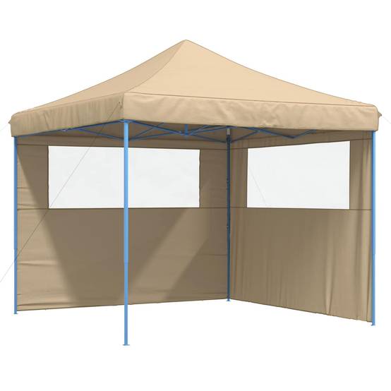 ComfortXL - Tonnelle pliante carrée Oxford jardin abri soleil pluie 3x3m beige - ComfortXL Outdoor Living - Image 2