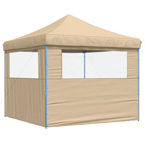 ComfortXL - Tonnelle pliante carrée Oxford jardin abri soleil pluie 3x3m beige - ComfortXL Outdoor Living - Image 6