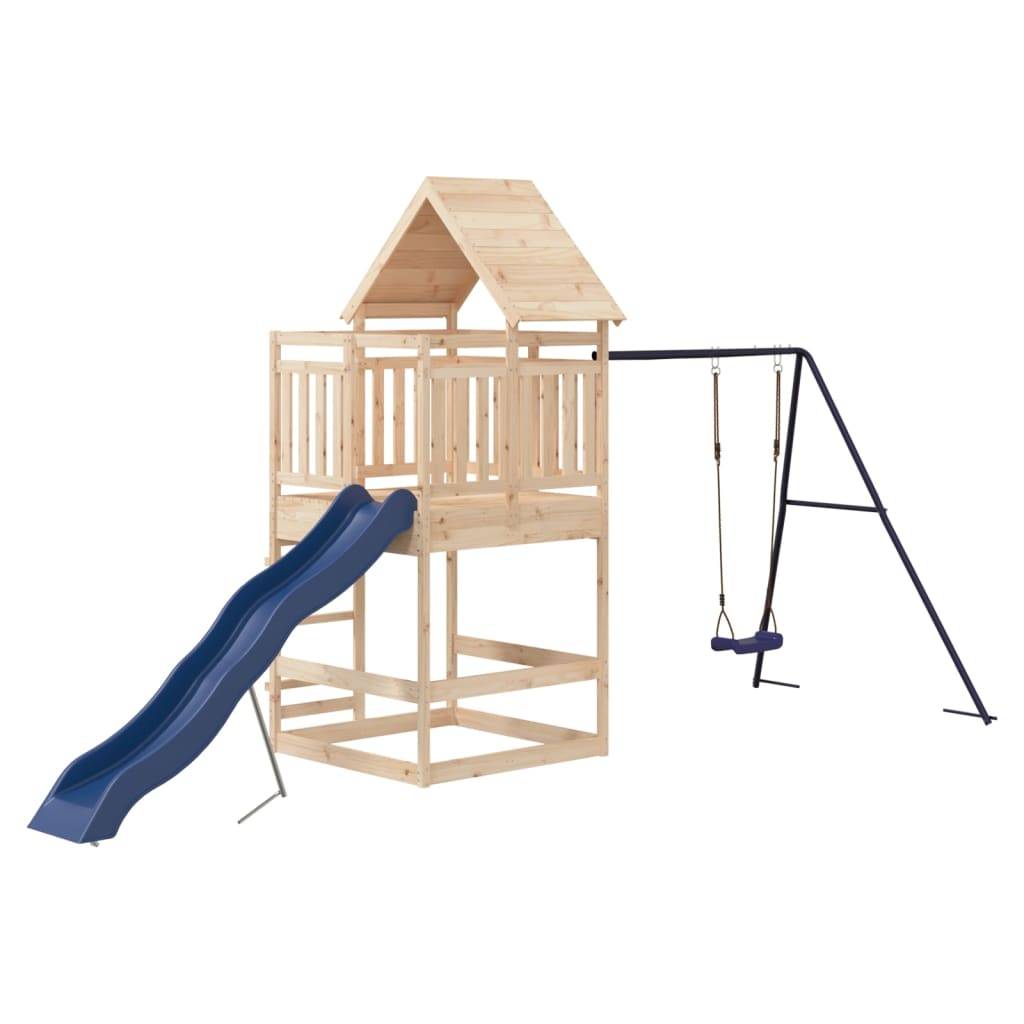 Helloshop26 - Aire de jeux d'extérieur 482 x 206 x 264 cm bois de pin massif - Imagen 1