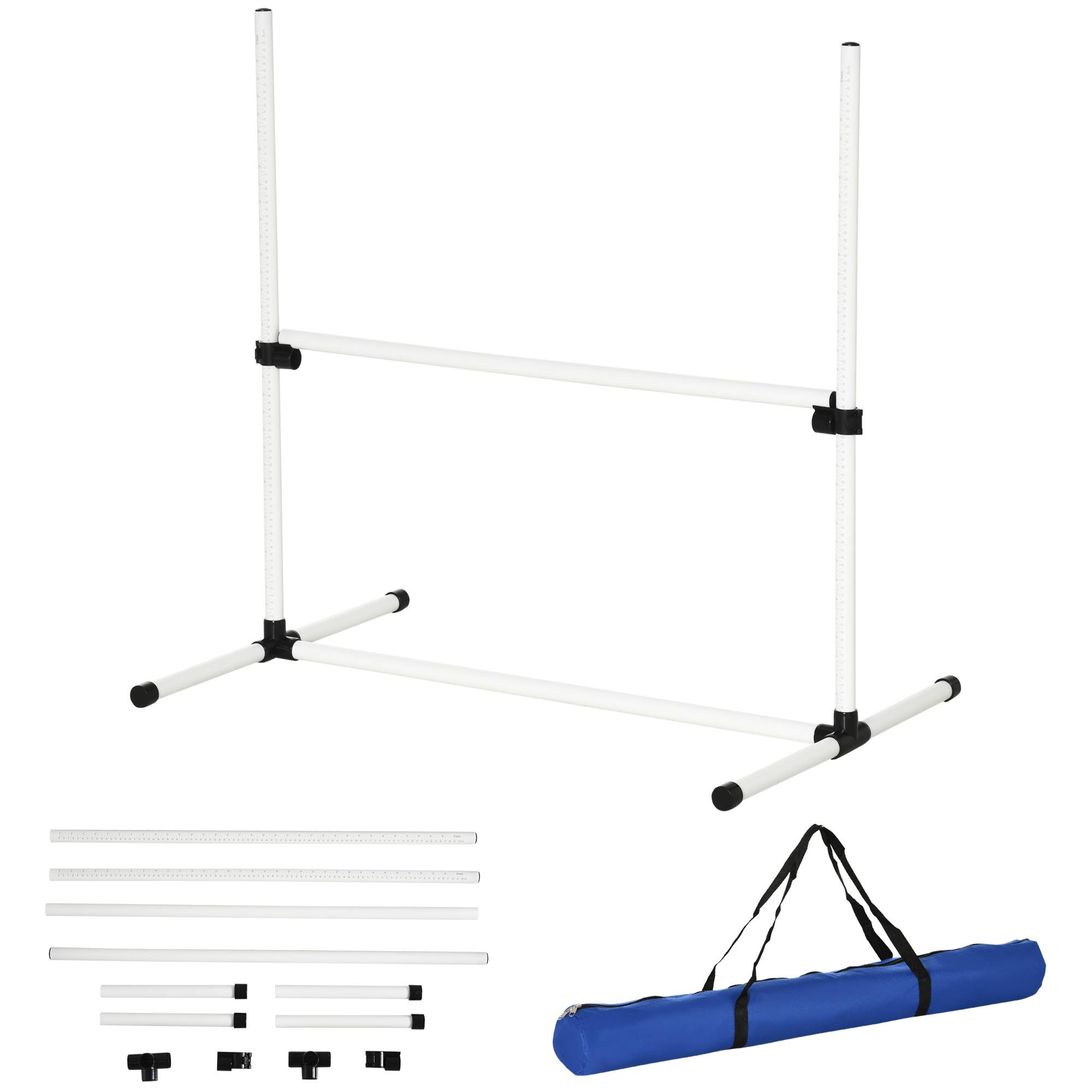 Kit d'agility pour chien plastique bleu 99 x 65 x 94 cm - PANGIVO - Image 2