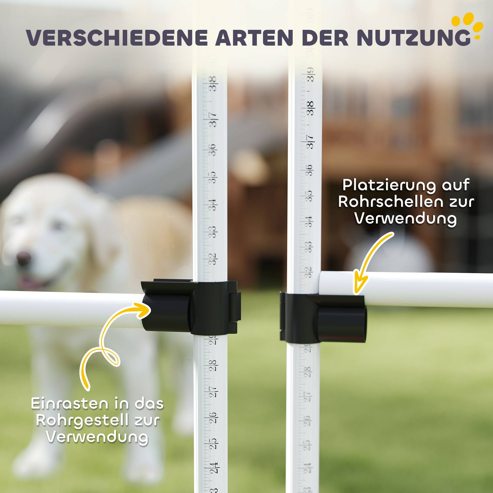 Kit d'agility pour chien plastique bleu 99 x 65 x 94 cm - PANGIVO - Image 10