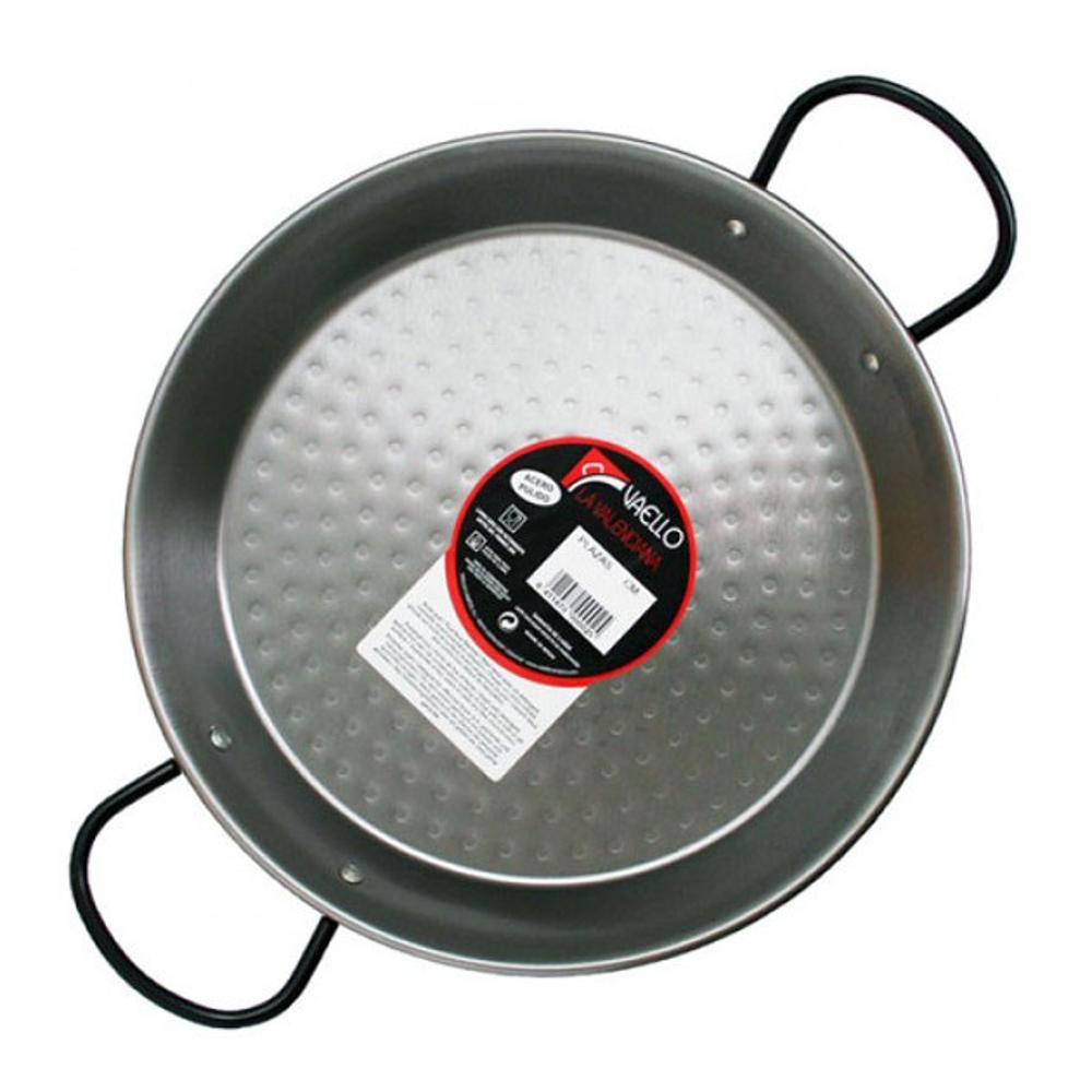 Plat à paella 50 cm Valenciana en acier laminé - Vaello Campos - Imagen 3