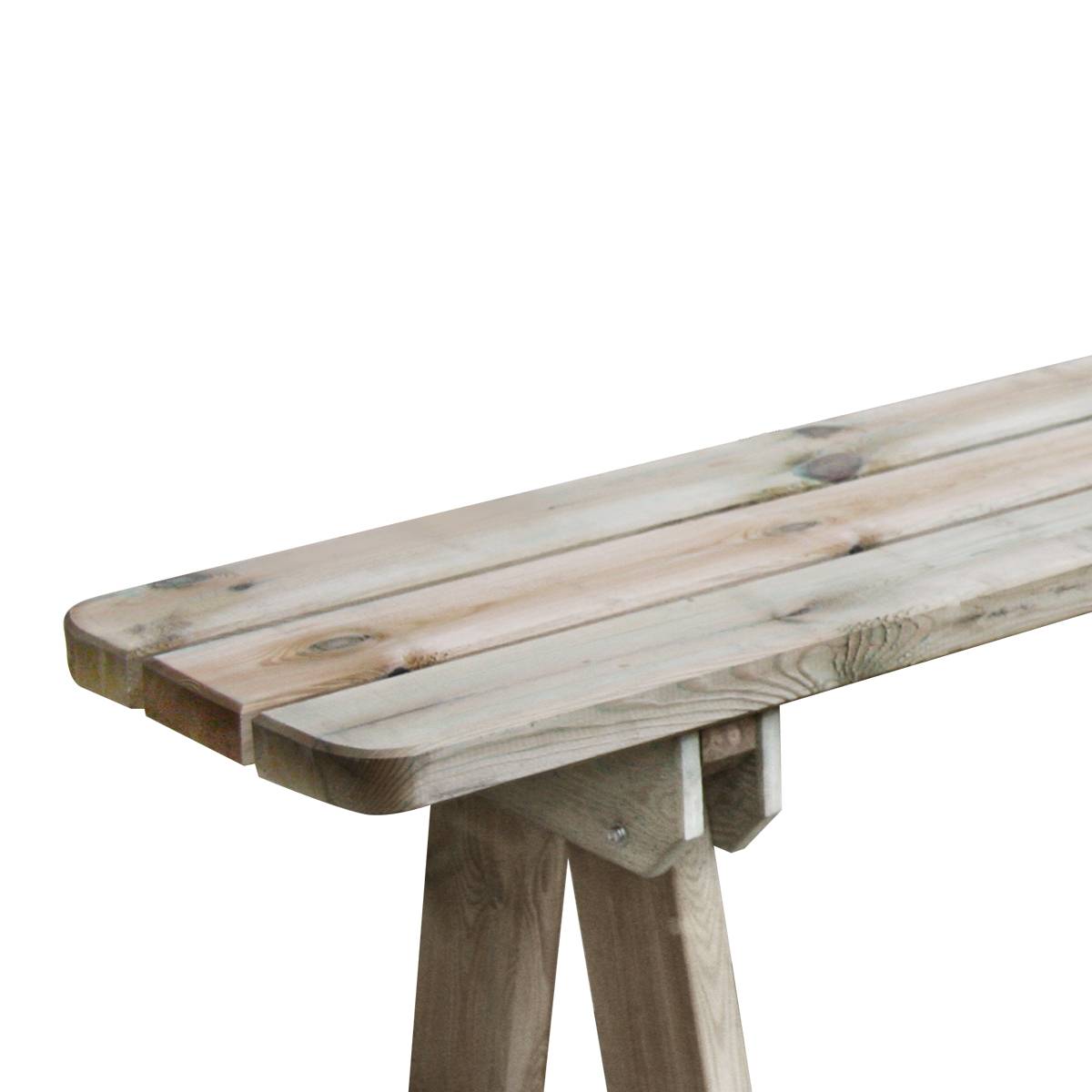 Banc de jardin en bois 4 places - Faro - Cémonjardin - Image 3