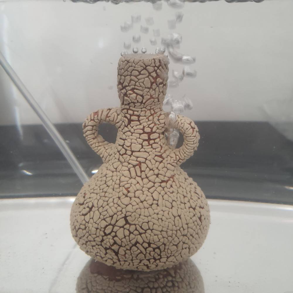 bulleur bouteille de vin antique 11.5 cm pour aquarium - Imagen 6