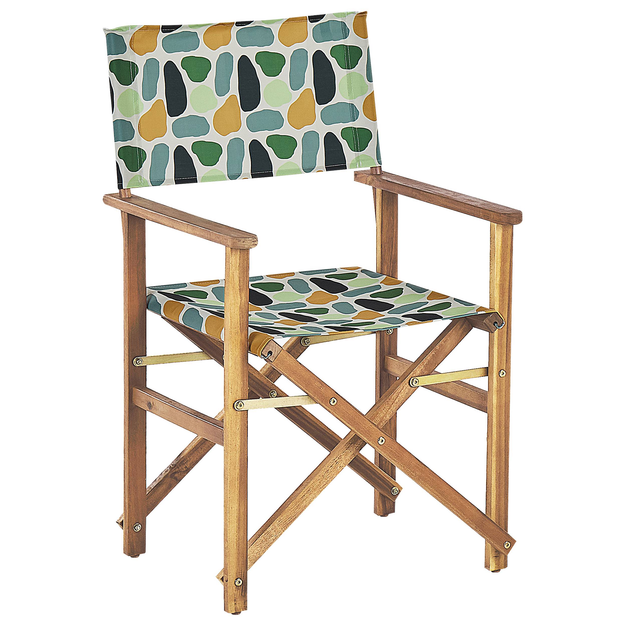 Beliani - Chaise de jardin Tissu Multicolore CINE - Beliani - Imagen 5