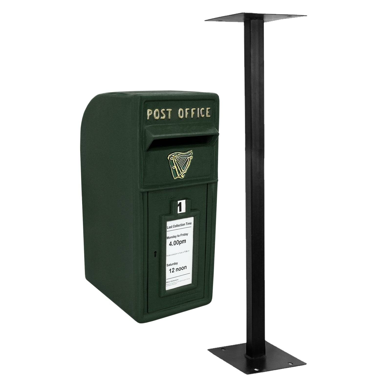 Monstershop - Boîte aux Lettres Verte avec Support - Imagen 1