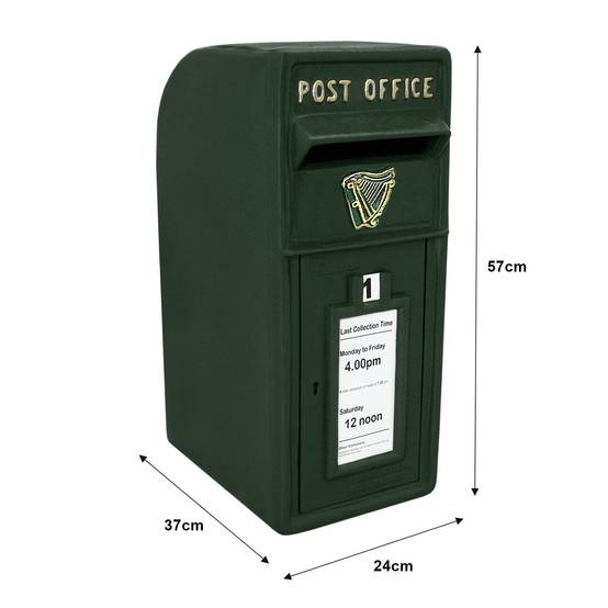 Monstershop - Boîte aux Lettres Verte avec Support - Imagen 5