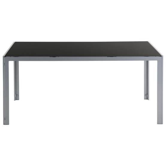 Set de salle à manger, 6 Personnes Aluminium Noir CATANIA - Beliani - Image 5