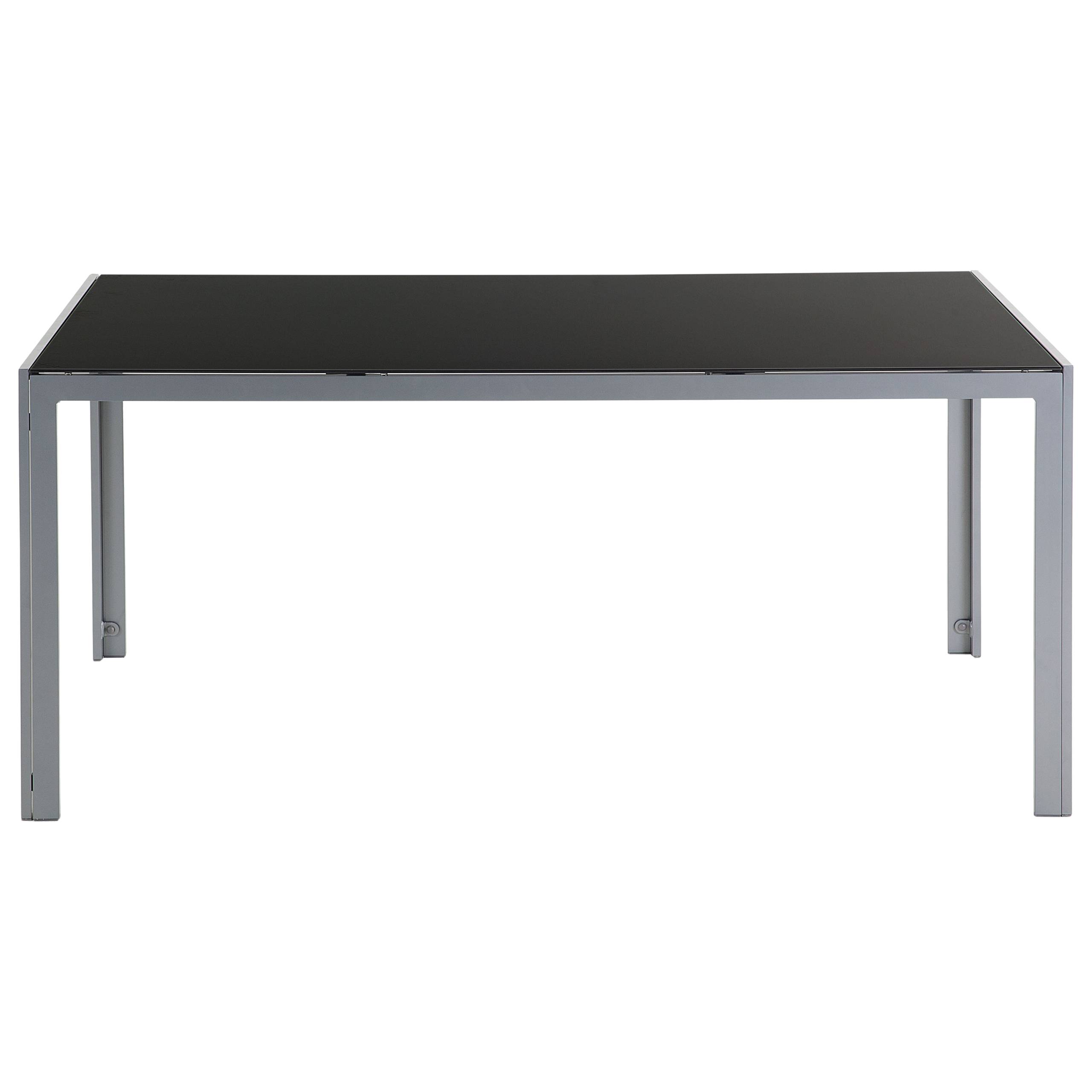 Set de salle à manger, 6 Personnes Aluminium Noir CATANIA - Beliani - Image 5