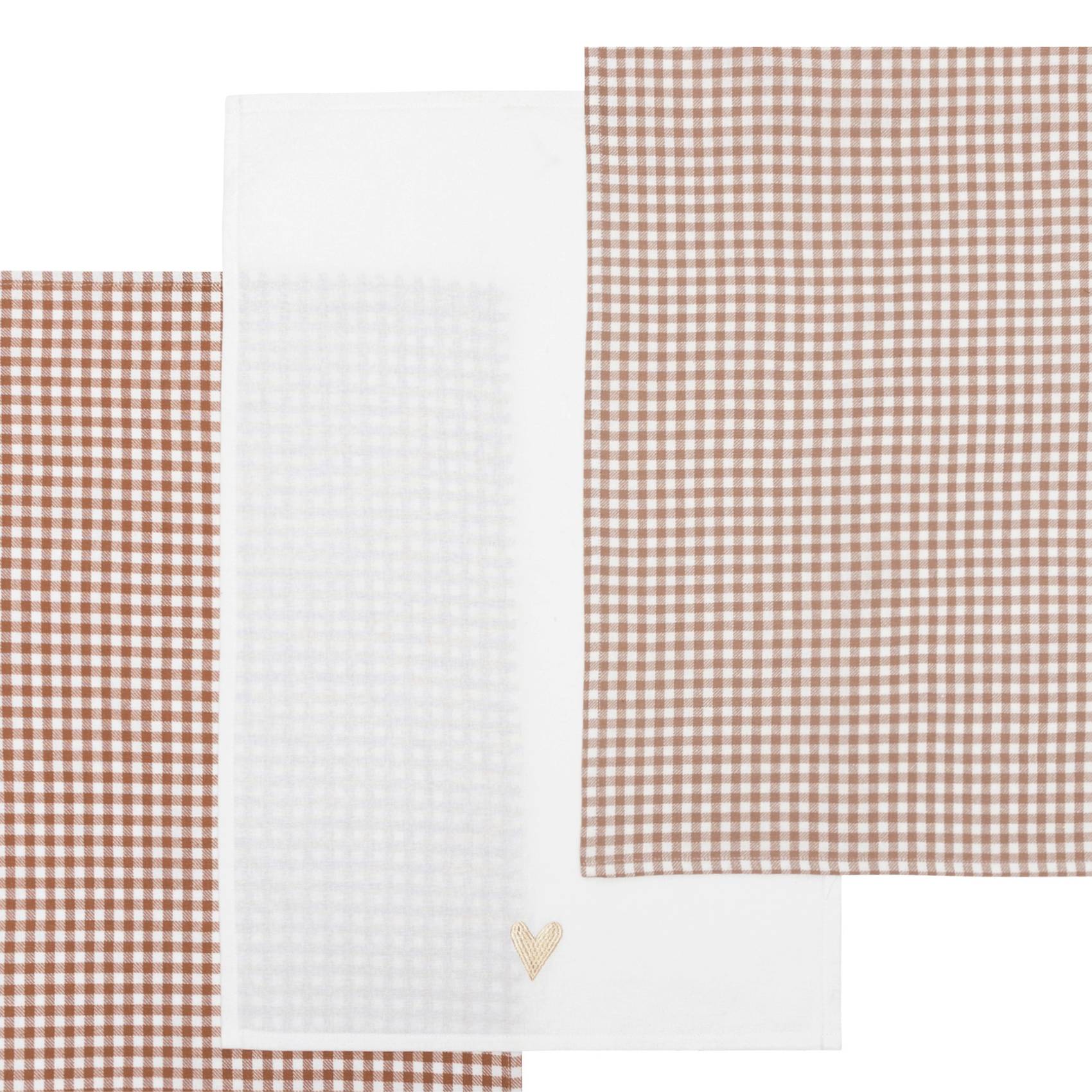 Atmosphera - Lot de 3 torchons en coton vichy - ATMOSPHERA - Imagen 5