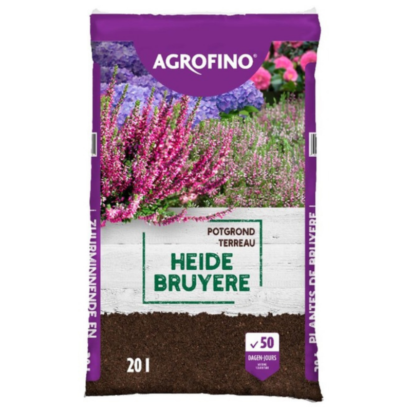 Fleur - Terreau plantes de bruyère Agrofino 20L - Fleur