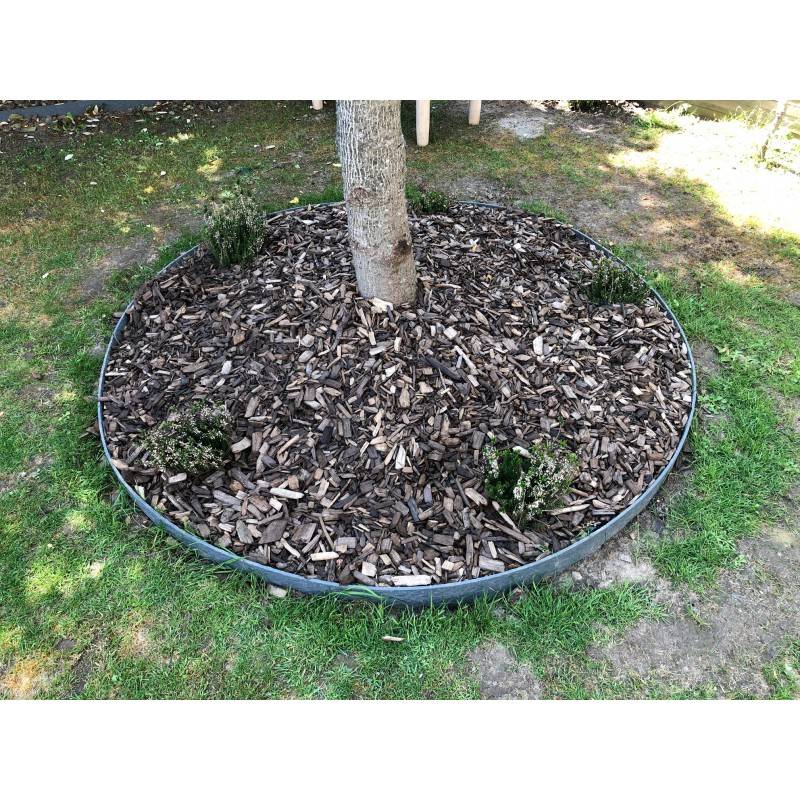 Pack Ecolat bordure de jardin rouleau 12 m + 10 ECOPIC - Gris  - ECOO - Image 5