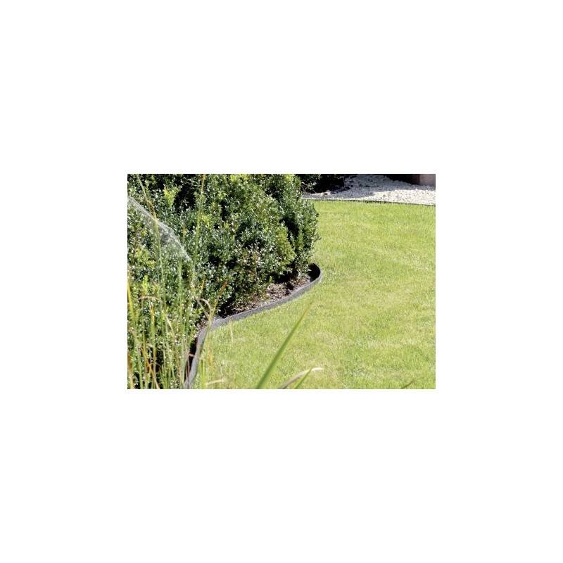 Pack Ecolat bordure de jardin rouleau 12 m + 10 ECOPIC - Gris  - ECOO - Image 4