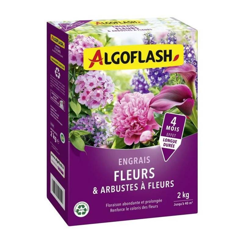 Algoflash Naturasol - Engrais Fleurs Et Arbustes A Fleurs - Algoflash Naturasol - 2 Kg - Imagen 1