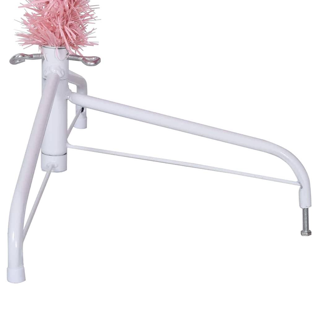 Vidaxl - Sapin de Noël artificiel pré-éclairé Rose 210 cm PVC vidaXL 3397085 - Image 10